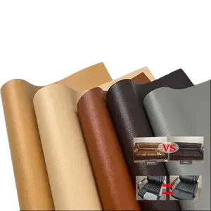 Self-Adhesive Waterproof PU Leather Repair Patch Roll - 20x54 Inch Extra Large Artificial/Imitation/Faux Leather Patch for Couch, Car Seat Furniture Repair DIY, Artificial Leather, Imitation Leather