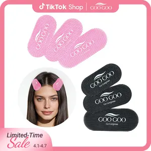 GOO GOO Hair Velcro Grippers 6PCS – Hair Extensions, Non-Slip Hair Holders for Sectioning & Styling, Flyaway Control, Soft & Reusable for Fine, Thick and Curly Hair, Men and Women, Salon and DIY