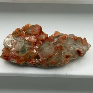 Peach Stilbite + Green Apophyllite Dream Cluster