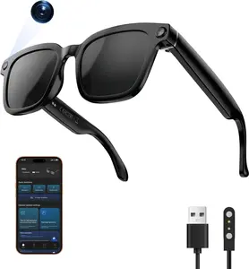 AI Smart Glasses,Hd 1080P Camera Glasses with Video Recording & Photo Taking,140+ Language Real-Time Translation Glasses Perfect for Travel, Business(Transparent Anti-Blue) XO Simple is Beauty