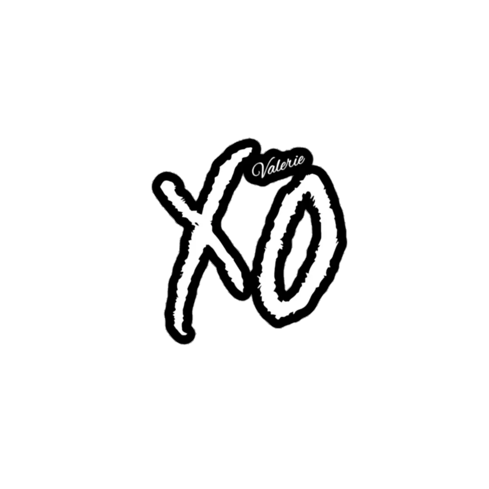 XO Valerie Stickers - High Opacity Adhesive Vinyl for Durable & Bubble-Free Application - 95µ Density for Robustness - Easy to Apply Decorative Film