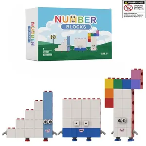 Digital Block Figure Model, Educational Small Particle Assembly Toy, Fun Decorative Item for Kids, Brain-Boosting Playset