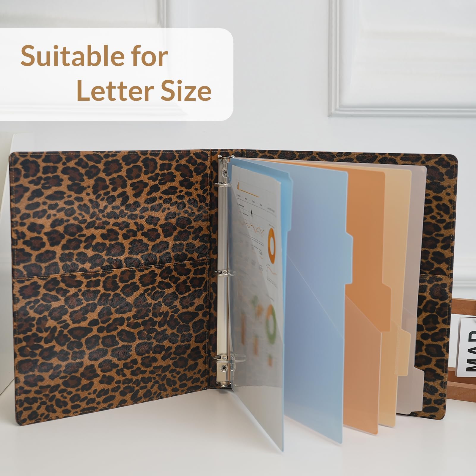 SKYDUE 1 Inch PU Clipboard Binder with Refillable Notepad, 5 Dividers, 10 Pockets & Labels, Letter Size,back to school,back to school shopping SKYDUE 1 Inch PU Clipboard Binder with Refillable Notepad, 5 Dividers, 10 Pockets & Labels, Letter Size,back to school,back to school shopping