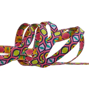 CAT EYES - 3/8" WIDTH - BY TULA PINK Tabby Road Ribbon by the yard Renaissance Ribbons