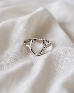 Heritage Hammered Horseshoe Ring