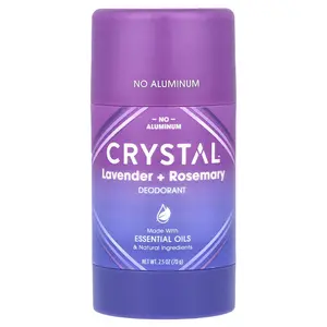 CRYSTAL Deodorant, Lavender + Rosemary , 2.5 oz (70 g) CRYSTAL Deodorant, Lavender + Rosemary , 2.5 oz (70 g)