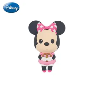1PC Disney Officially Licensed Mickey Mouse and Minnie Mouse 3D Foam Fridge Magnet Waterproof Rust Resistant Magnetic Sticker Home Office Car Decor Collectible Gift for Birthday and Holiday
