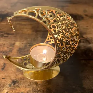 Moon Candle Holder - Perfect for Home and Party Decor