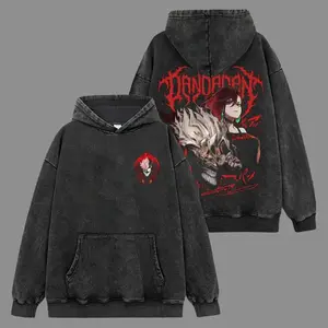 Dandadan Okarun Hoodie-Shirt Premium Acid Wash , Dandadan Fans, Anime Graphic Hoodie, Anime Fan Merch, Streetwear Hoodie Unisex Oversize Gift for AnimAnime graphic lover t-shirt graphic tees