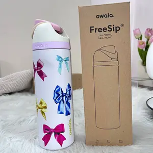 Owala FreeSip Insulated Stainless Steel Water Bottle with Straw for Sports, Travel, and School BPA-Free Sports Water Bottle, 24 oz