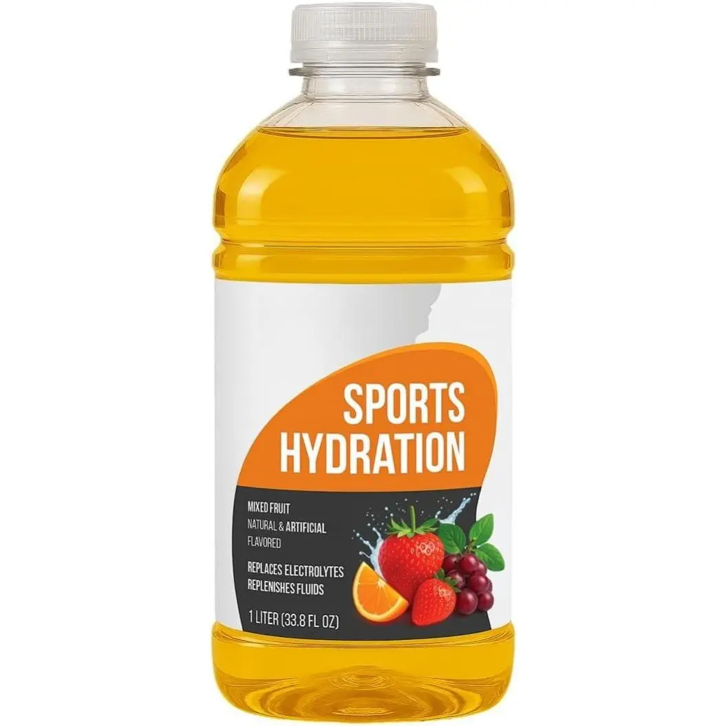Revasol Sports Hydration Electrolyte Drink Solution, Electrolyte Drinks for Adults, Hydration Drinks with Sodium, Zinc & Potassium, Quickly Replenishes Fluid, Mixed Fruit Flavor, 1 Liter