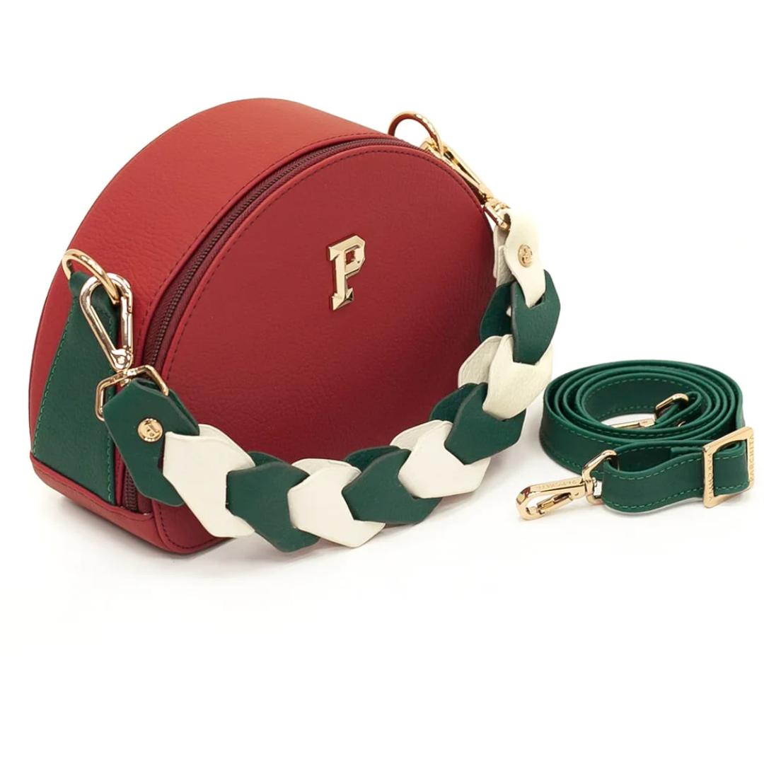 Women's Fashion Saddle Crossbody Bag - Cartera bandolera 100% colombiano Bolso Cartera Roberta Pradera Crossbody For Women - Cartera Roberta Pradera Handbag – Elegant and Functional for Women | Durable PVC