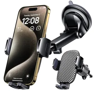 Adjustable Phone Mount Holder With Windshield Compatibility