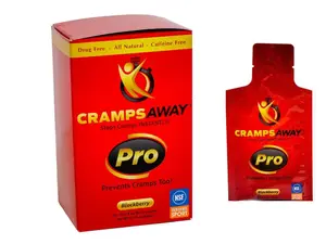 CrampsAWAY Pro All-Natural Athlete Recovery Support 10 Pack Muscle Cramps - Supports Dehydration & Aids Against Muscle Cramps - Electrolyte Support to Aid Endurance - Liquid Supplement
