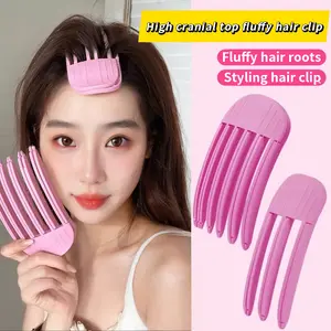 Unisex 2-Pack Volumizing Hair Root Clips (Large + Small) for Fine & Flat Hair - No Heat Fluffy Tool, Strong Hold Non-Slip Root Lifting Accessory for Everyday Styling, Root Lifters, Two Sizes