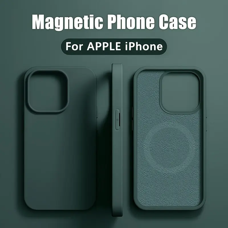 Original Magnetic Case Compatible with Apple APPLE for Phone 17 Pro Max 17 Air  16 15 11 13 12 14 Pro Max Phone Case Compatible with Phone 14 15 16 Plus Wireless Charging Case Phone Accessories