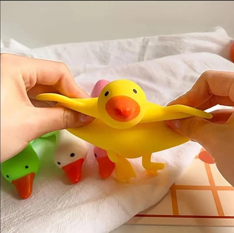 Squishy Antistress Duck Fidgets Toys Cute Goose Animals Vent Toys for Kids Adults Decompression Stretch Toys Friends Best Gift