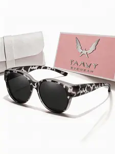 Fit Over Glasses Sunglasses for Women & Men, Comfortable Wear Over Glasses for Everyday Style