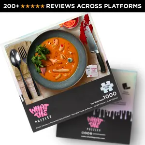 What The Puzzles – Toe-mato Basil I 1000 Piece Jigsaw Puzzle for Adults, Premium Funny Gift, Non-Glare Puzzle with Hidden Details