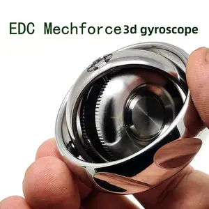 Machforce EDC 3D Metal Gyroscope Fidget Spinner Stress Relief Toy Rotating Balance Black Technology metal fidget spinner toy