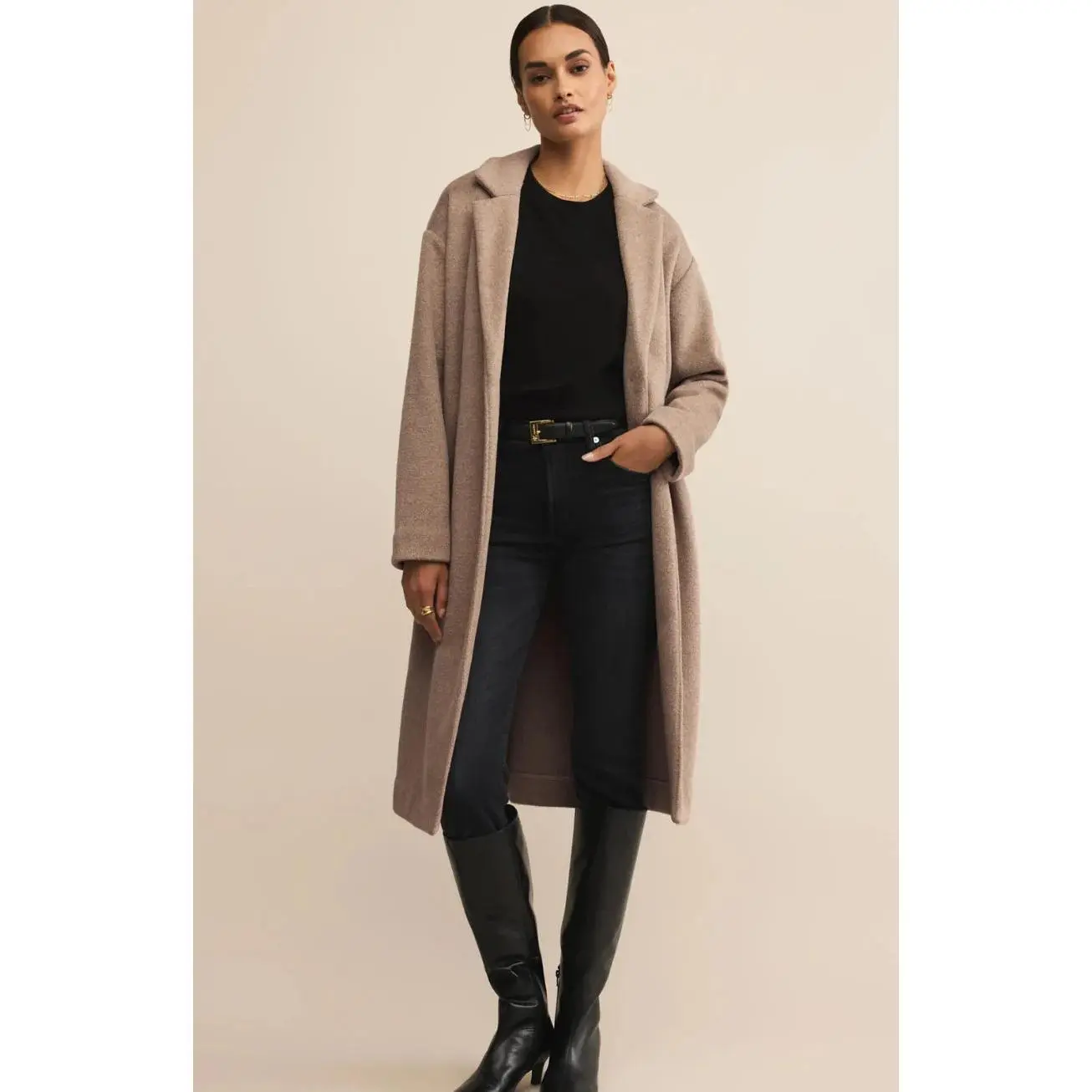 Mason Luxe Coat in Smokey