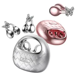 SayRose Open-Ear Headphones | Interchangeable Butterfly & Cat Ear Charms, Wearable Ear Jewelry