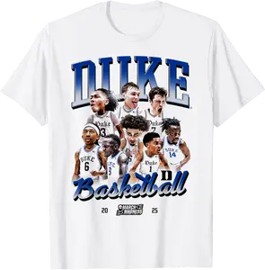 Duke Men's Basketball Bobblehead March Madness T-Shirt - Jatinderpa Shop 31C-B0F2J5BXCM