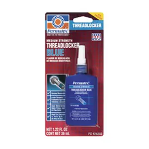 PERMTX-LOCKT 24240 Medium Strength Threadlocker- Blue - 36 Ml.