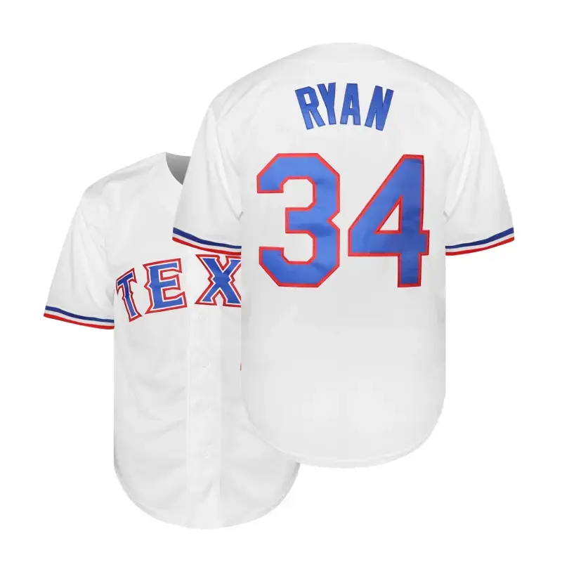 Men's #34 V-Neck Breathable Athletic Jersey Baseball, Elastic Professional Sports Top for Baseball Enthusiasts, Breathable Baseball