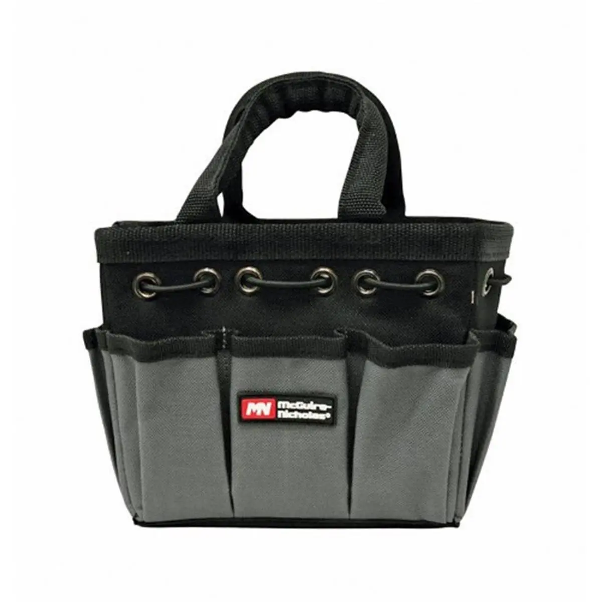 212 MAIN 22565-1 Mighty Mini Compact Tool Bag Organizer, Gray Storage Tote with Carry Handle, Side Shock Absorbers