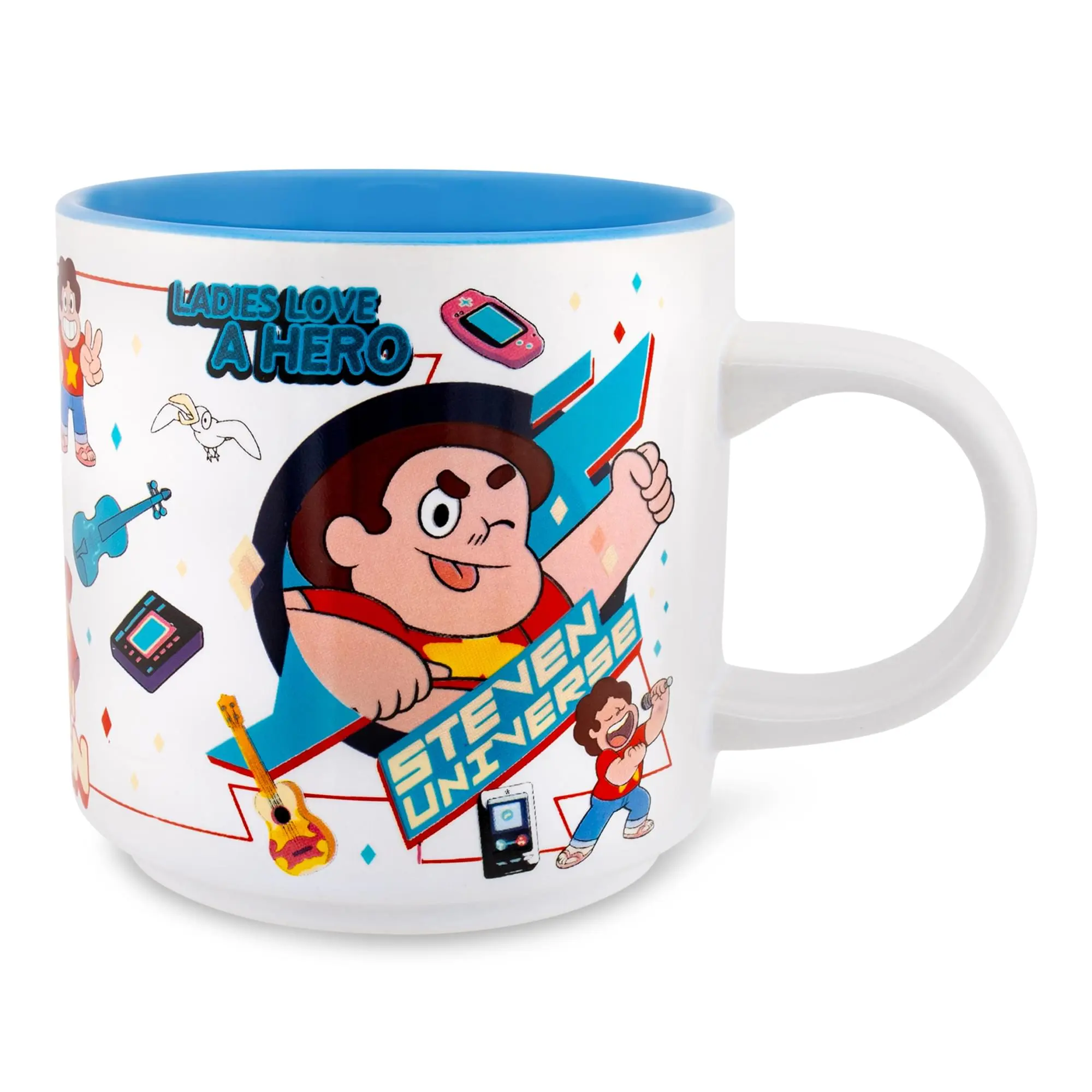 Steven Universe Single Stackable Ceramic Mug | Holds 13 Ounces Steven Universe Single Stackable Ceramic Mug | Holds 13 Ounces