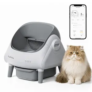 PawPetica Smart Low-Noise Auto-Cleaning Litter Box 10.5L Bin Self Cleaning Cat Litter Box APP-Controlled via 2.4G WiFi with Smart Sensors, Safety Protection, Easy Maintenance, Easy Setup & Clean, TikTok Shop Deals for You Days