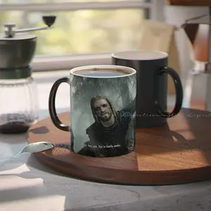 Hey You're Finally Awake Heat Color-Changing Mug & Ceramic Mug 11oz 15oz, Skyrim Coffee Mug, Elder Scrolls Mug, Skyrim Magic Mug