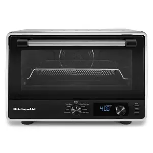 KitchenAid Digital Countertop Oven with Air Fry and Pizza | Contour Silver