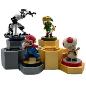 4 tier Amiibo display stand