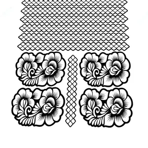 Henna Stencils - Freestyle and Palm Design for Temporary Henna Tattoos, Ideal for Creative Body Art