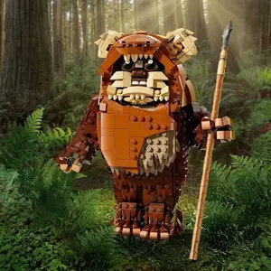 New 1010 Piece Iwok Wicket Building Block Set, Creative Assembly Model Toy, Family Decoration, Birthday Gift for Kids and Adults