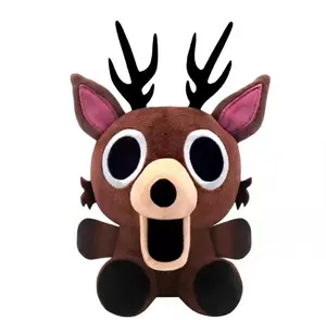Cute Big‑Eyed Deer Plush Doll Soft Stuffed Animal Toy for Home Decor & Holiday Gifts