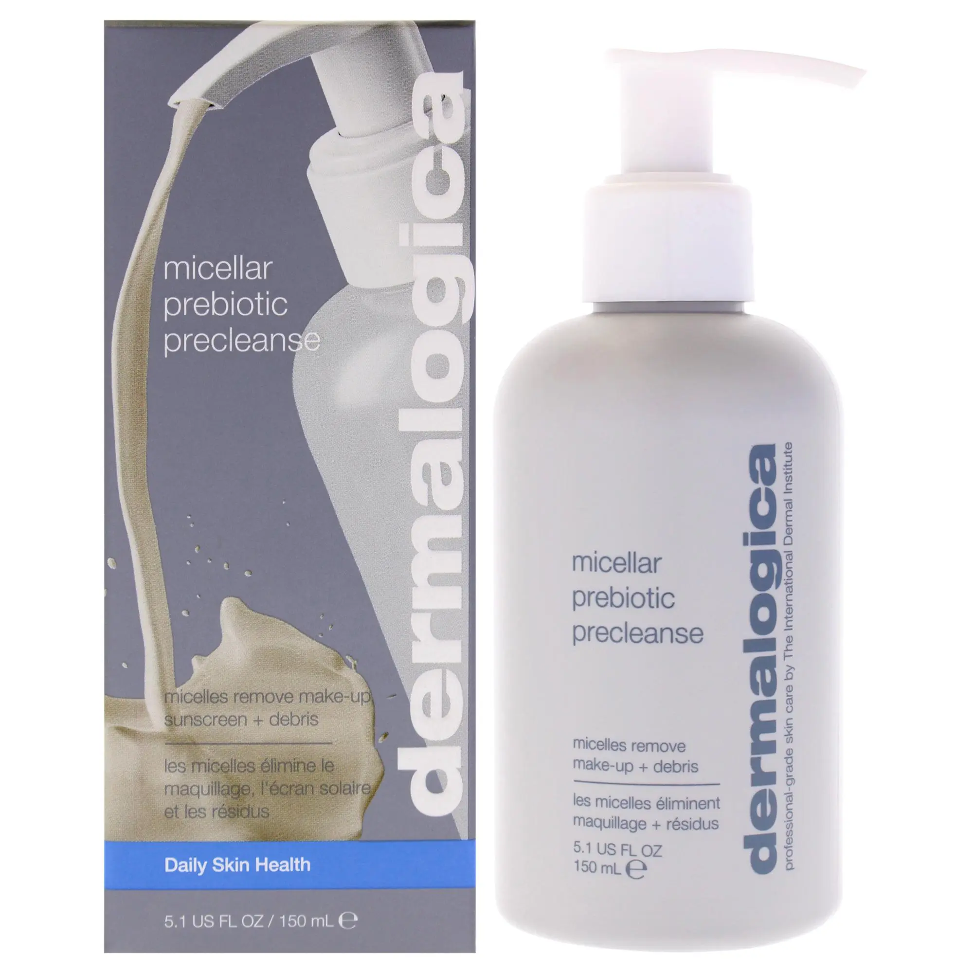 Dermalogica Micellar Prebiotic Precleanse Facial Cleanser - Gentle Daily Unisex Cleanser, 5.1 fl oz