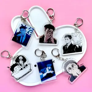 Hiromi Higuruma Anime Lawyer character Tired Daddy Attorney keychains