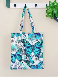 Butterfly Pattern Handbag, Large Capacity Shoulder Bag, Casual Simple Daily Use, Suitable for Men and Women, All Seasons