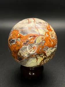 High Quality Money Agate Sphere | 0.85 lbs