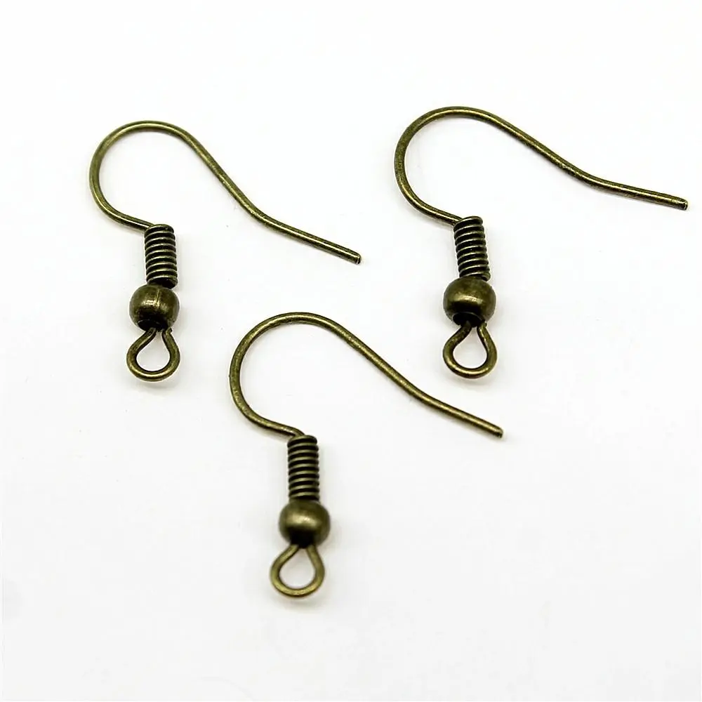 100pcs 8 Colors 18x19mm Earrings Clasps Hooks For DIY Jewelry Making Jewelry Accessories Iron Hook Ear Wire DIY Earring Findings