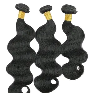 Nikki Beauty Bar 246 3 Pack Virgin Remy Body Wave Hair Weave Natural Black Color Unprocessed Extensions Ready To Wear