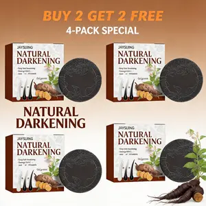 BUY 2 GET 2 FREE, Polygonum Multiflorum Repair Shampoo Bar, Natural Black Hair Moisturizing and Smoothing Hair Care Shampoo Bar