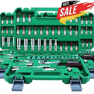 53 Piece Ratchet Socket Wrench Set 1/4-Inch Drive for Car Repair & Household Tools Chrome-Vanadium Steel Durable Industrial Grade Christmas Gift