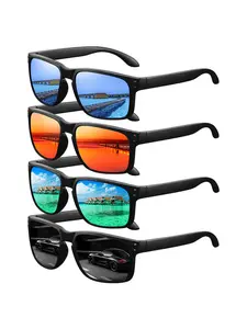 4 pairs trendy retro square sunglasses, Sunglasses for driving, suitable for men and women, various lens colors and offer UV400 protection to safeguard eyes.They are versatile for different occasions and feature rubber nose pads for comfortab wear