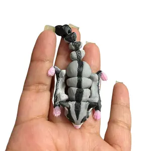 3dPrinted Multicolored Mini Sugar Gliders Figurines - Adorable and Colorful Animal Collectibles