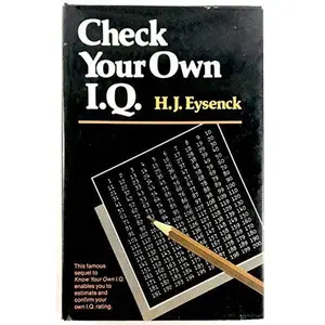 USED-Check Your Own IQ by H. J. Eysenck (Hardcover)