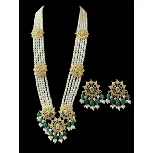 DLN110 IZA rani haar in green ( READY TO SHIP)